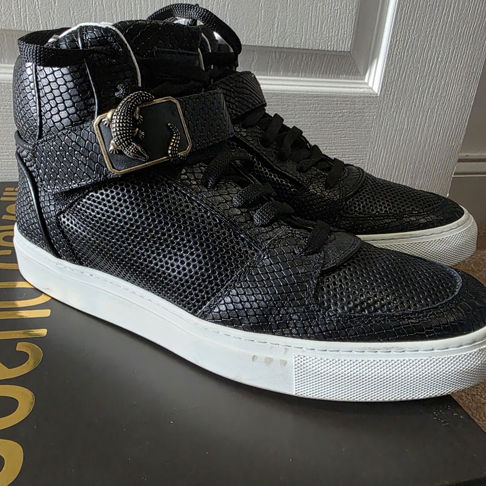 Black High-Top Sneakers
